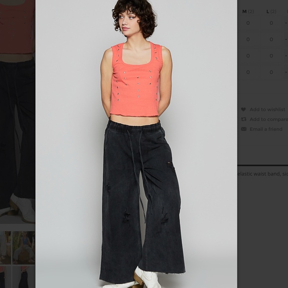 POL Black Flare Pants - Picture 4 of 5